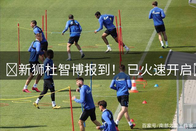 🦁新狮杜智博报到！ 已火速开启🔛训练模式！